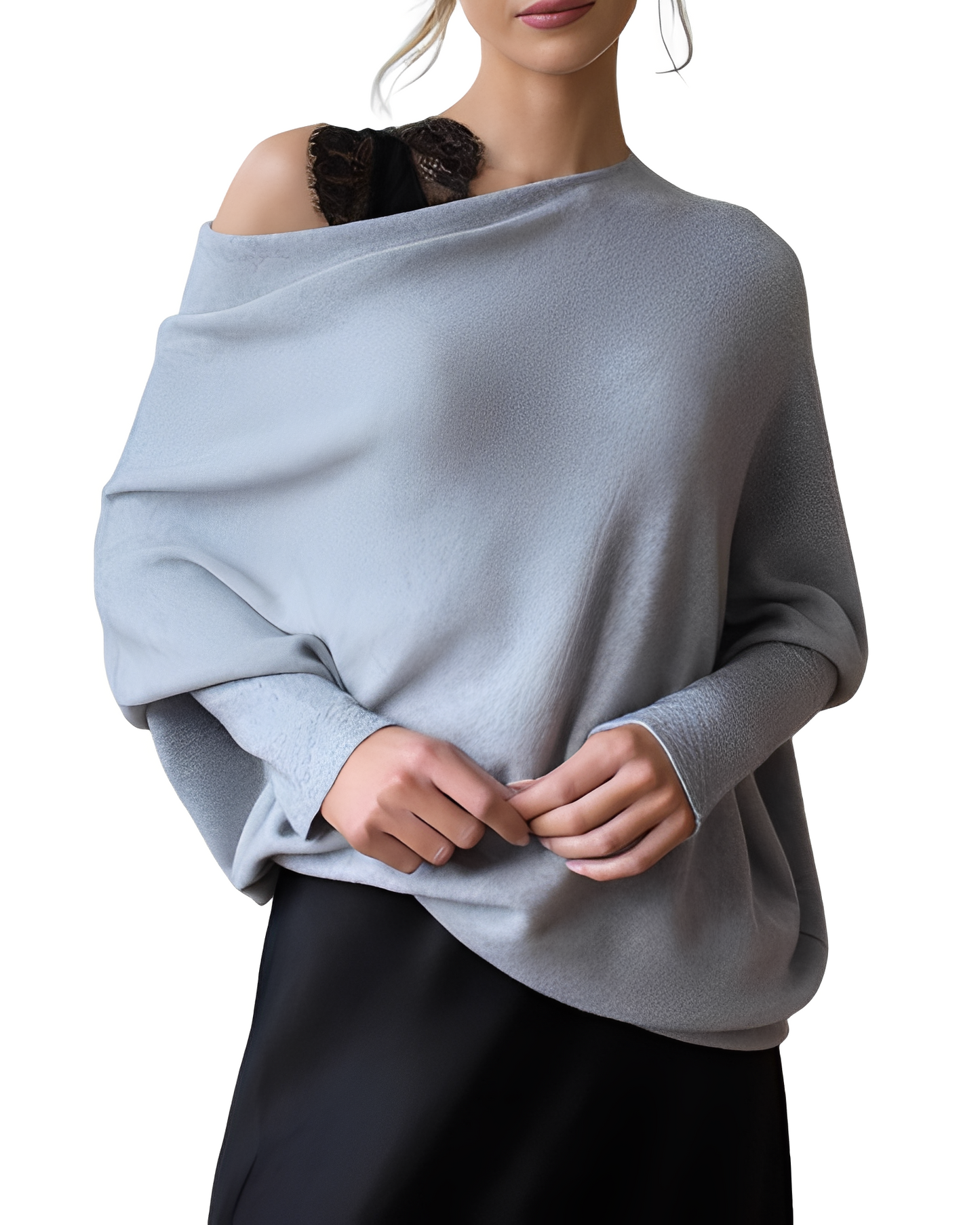 Gabrielle - Eleganter Damenpullover mit freien Schultern