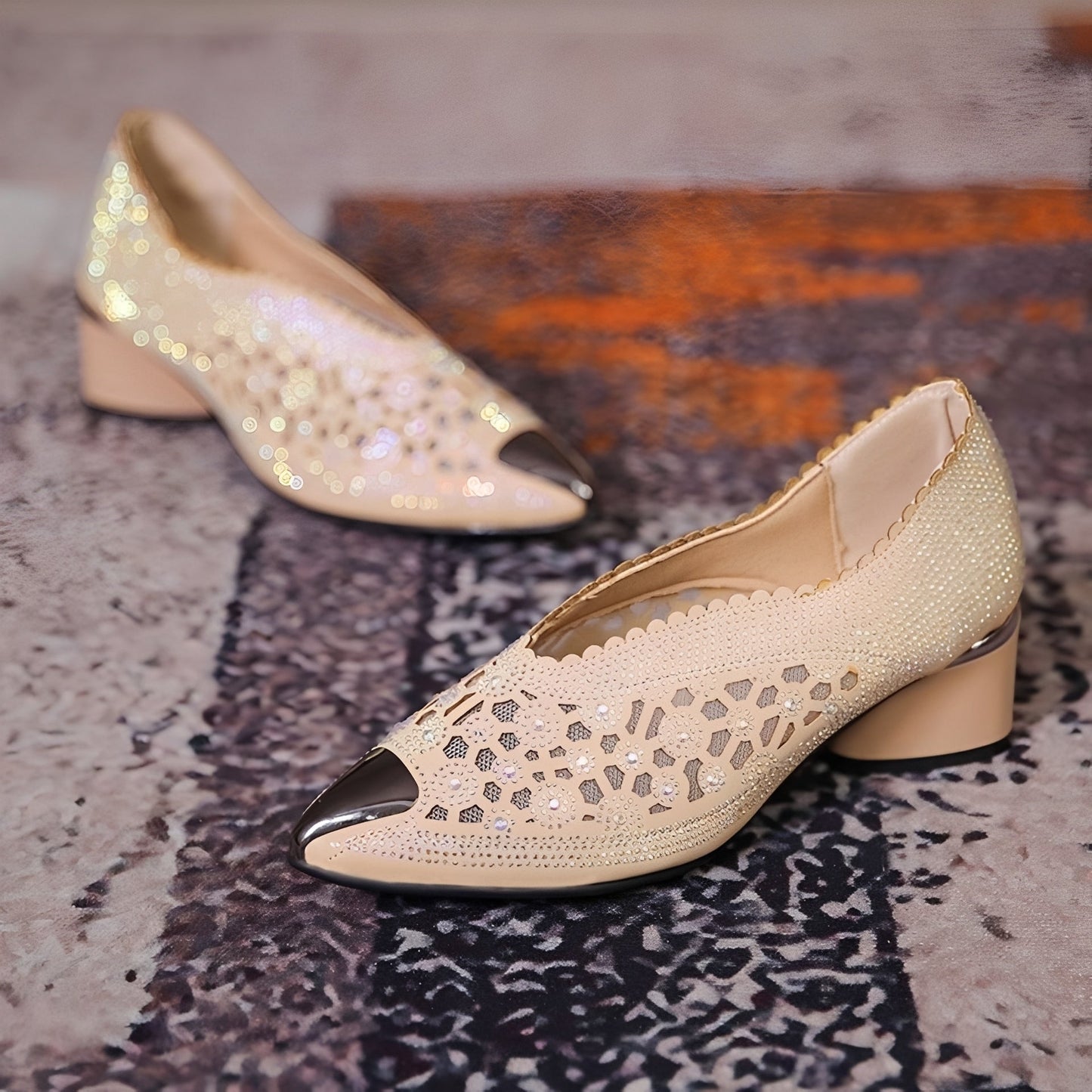 Priscille - Damen Netzsandalen mit Eleganz