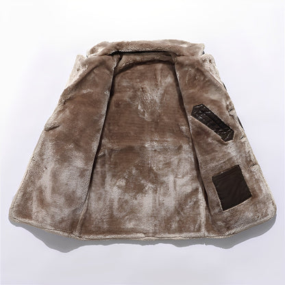 Wilton - Komfortabler, warmer Herrenplüschmantel