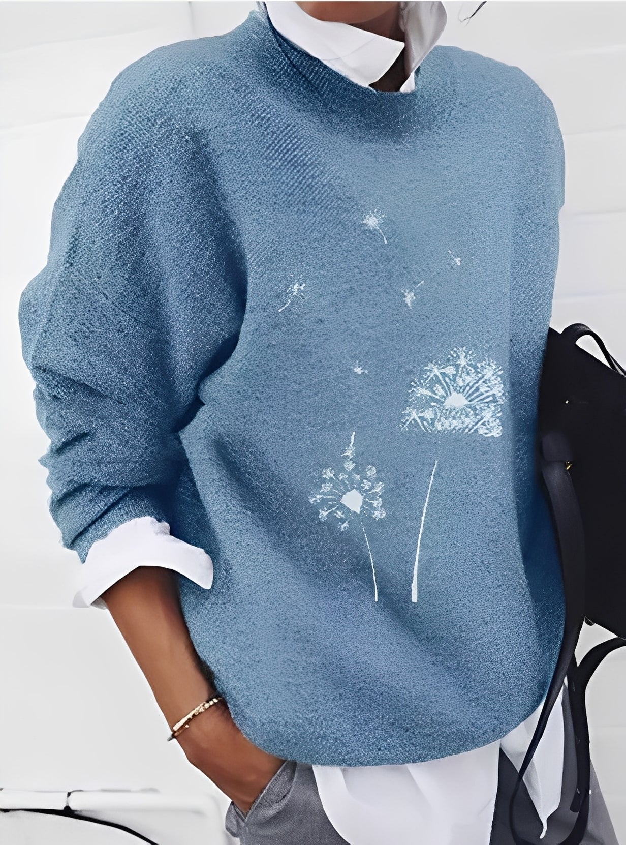 Milly - Damenpullover mit modernem, lockeren Schnitt und Muster