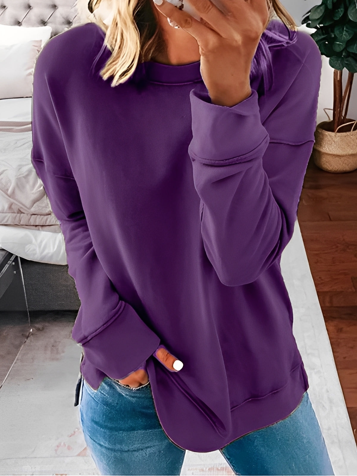 Charnette - Bequemer, Retro-Pullover für Frauen