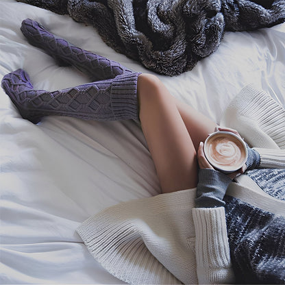 Shannon - Bequeme, knielange Damensocken mit sanften Details