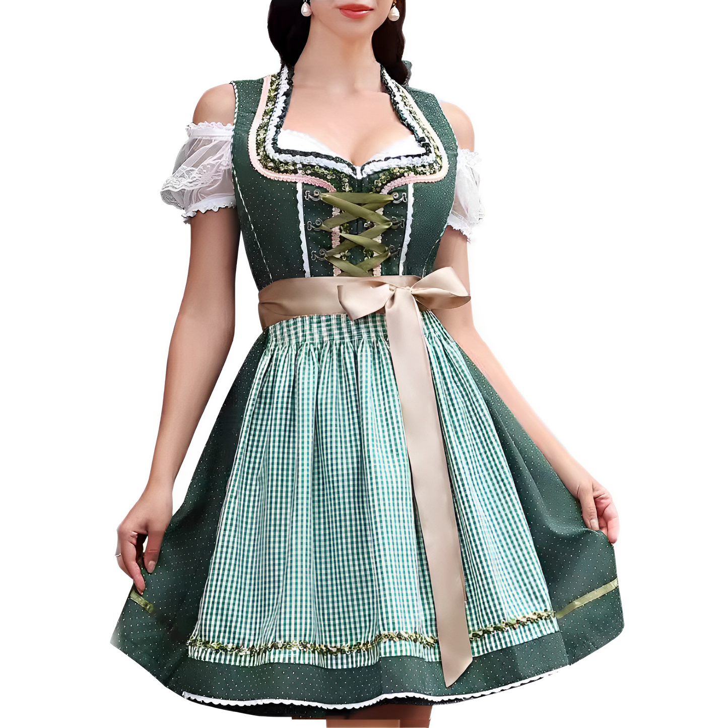 Ericka - Stilvolles, sexy Oktoberfest-Miniröckchen für Frauen
