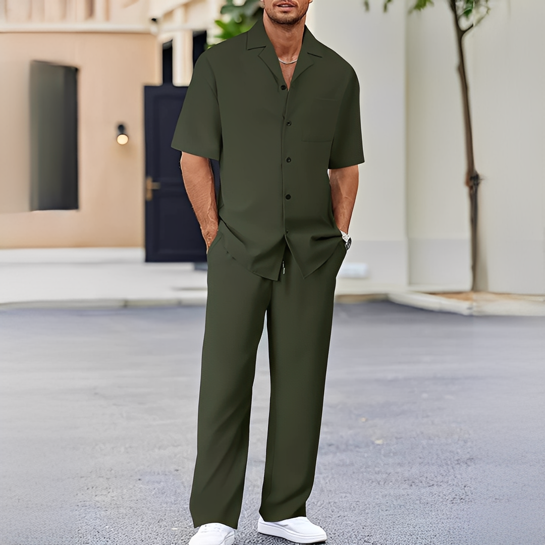 Drian - Elegantes Set aus Hemd und Hose für Herren