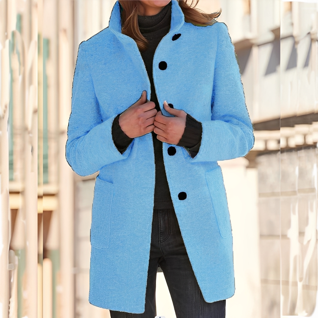 Tatienne - Langer, moderner Wintermantel für Frauen