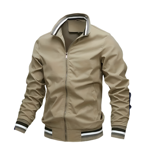Jeremy - Coole Herren-Bomberjacke mit Streifen