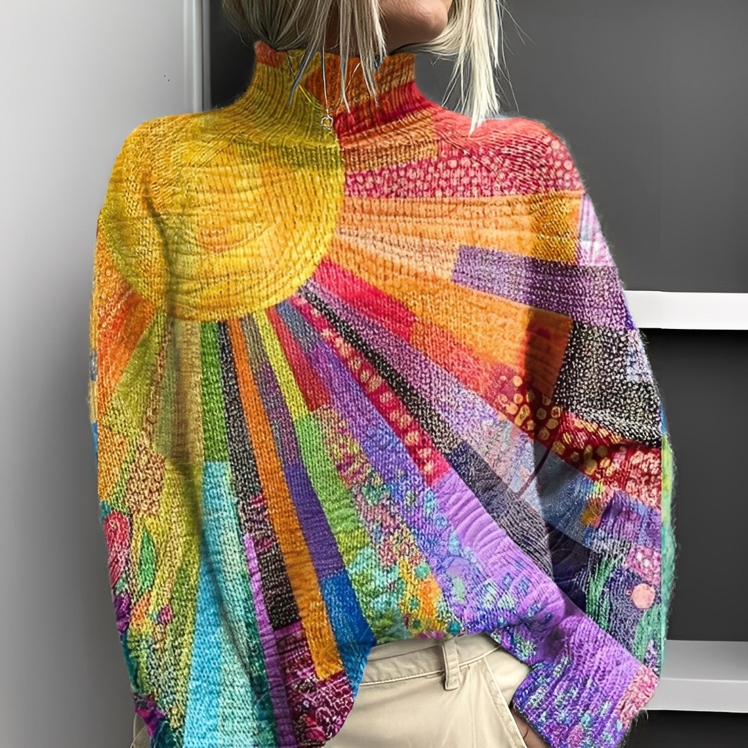 Olivia - Komfortabler Damen-Rollkragenpullover