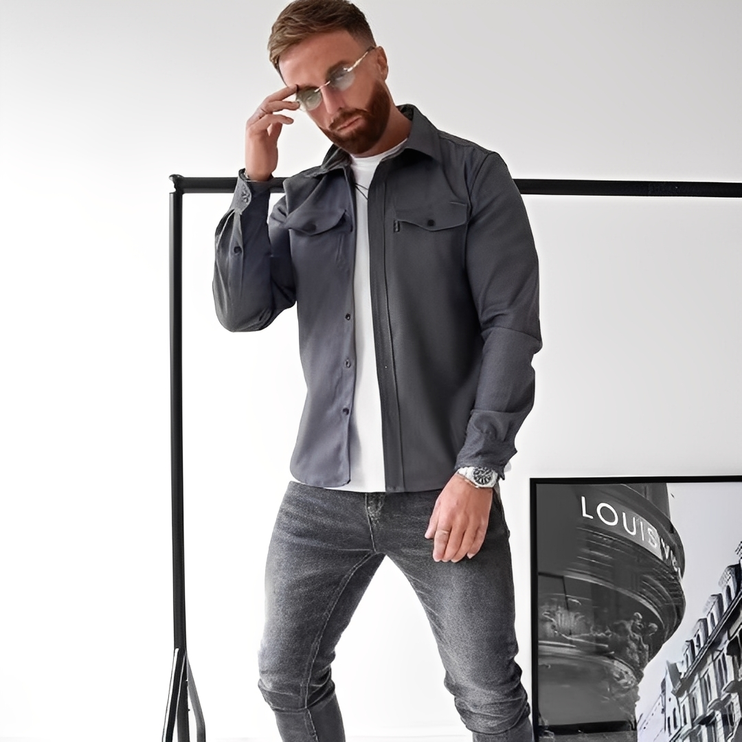 Aadolf - Herrenjacke im übergroßen und lockeren Stil