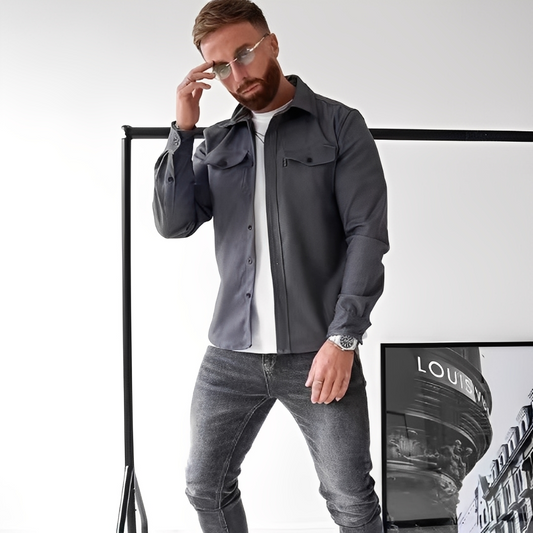 Aadolf - Herrenjacke im übergroßen und lockeren Stil