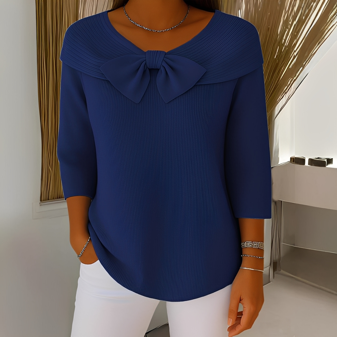 Anina - Eleganter gestrickter Damenpullover