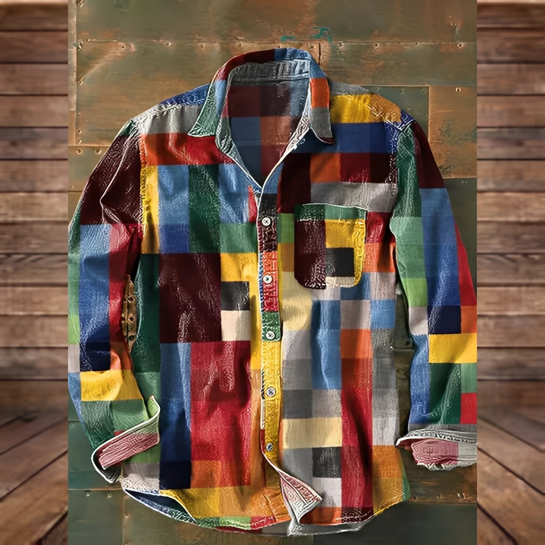 Gontran - Stilvolles Herrenhemd mit praktischer Tasche