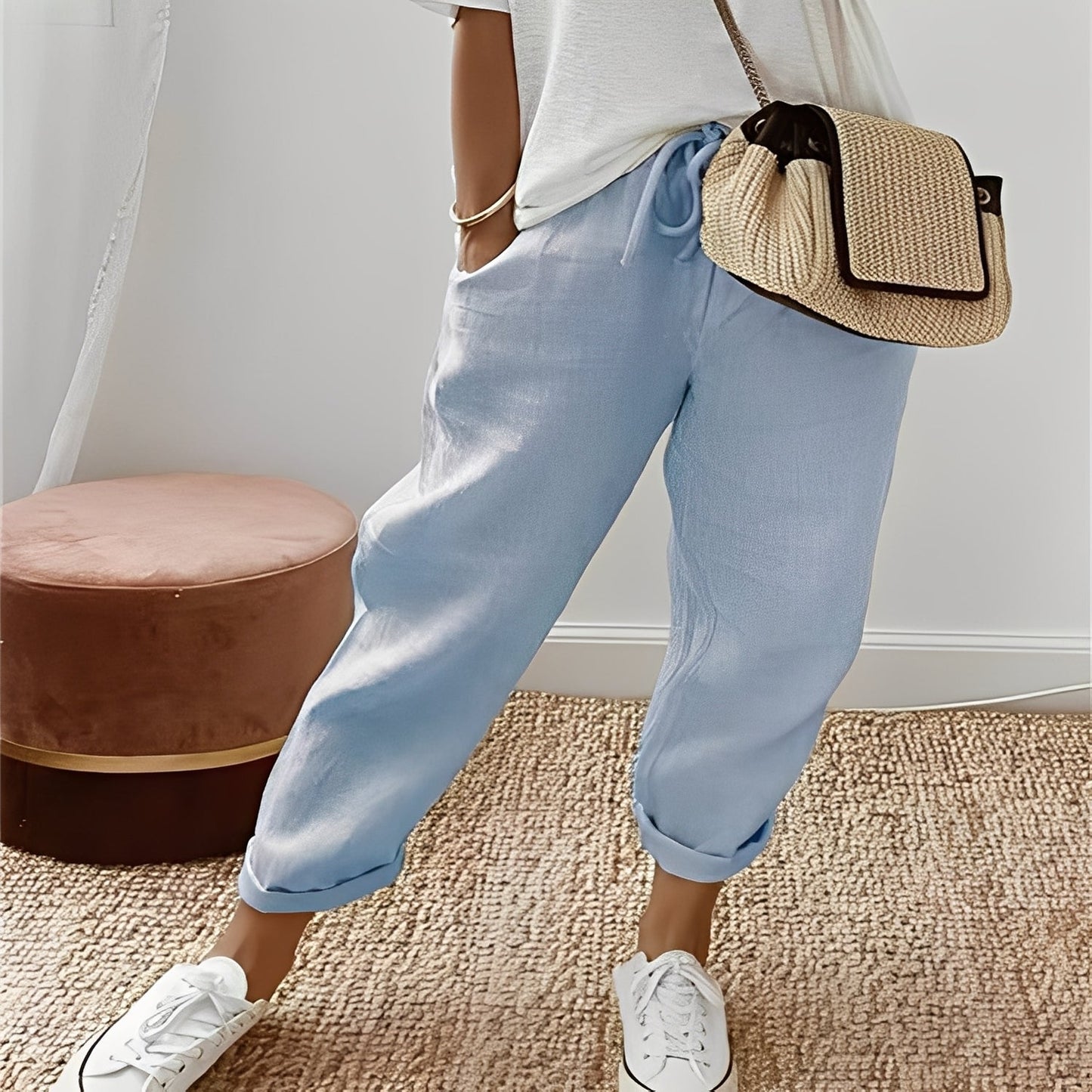 Jacinthe - Damenhose mit komfortablem Kordelzug