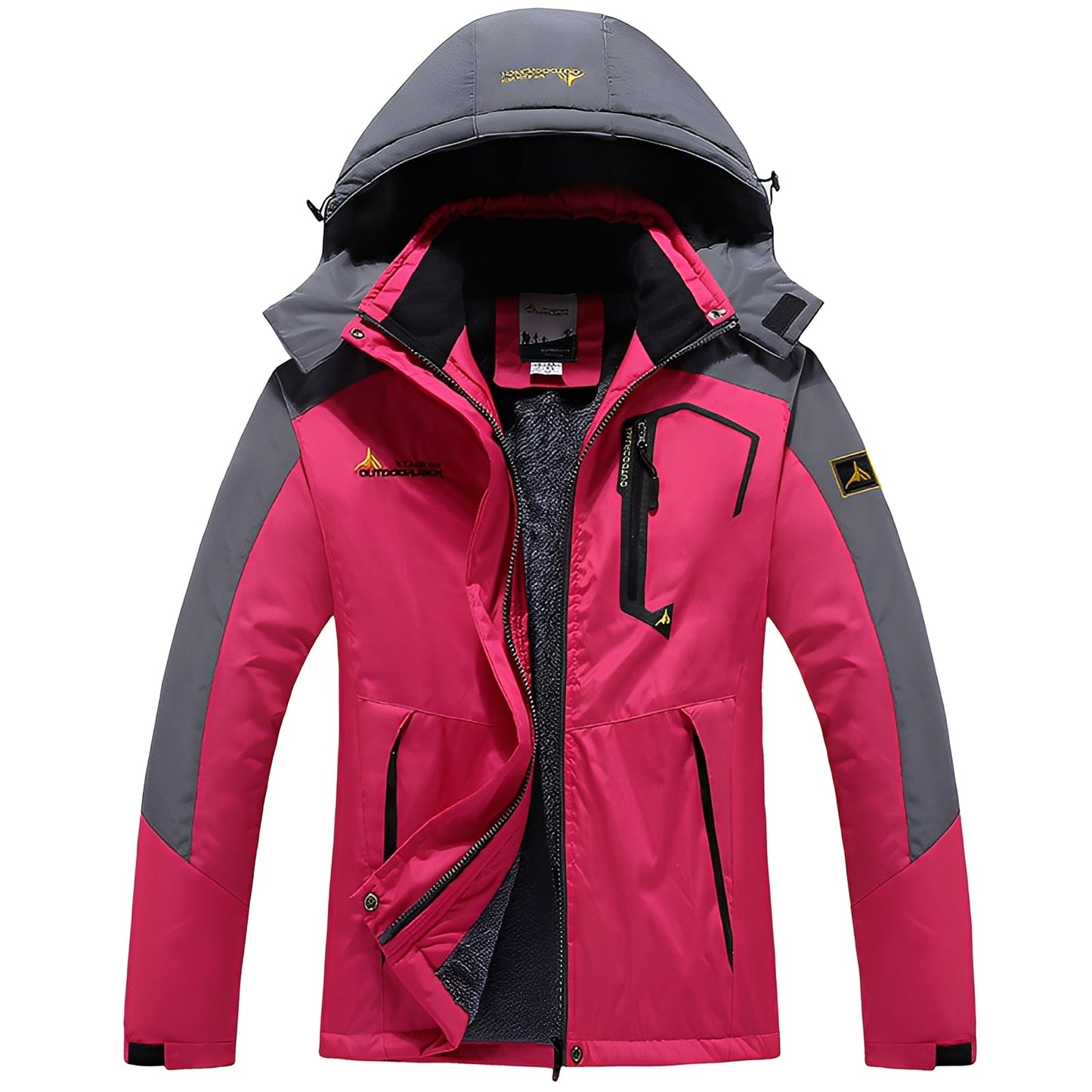 Heather - Trendige, warme Winterjacke für Damen mit Fleece-Imitat