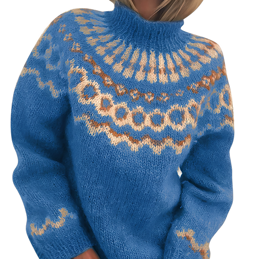 Charlee - Kuscheliger, locker gestylter Damen-Rollkragenpullover
