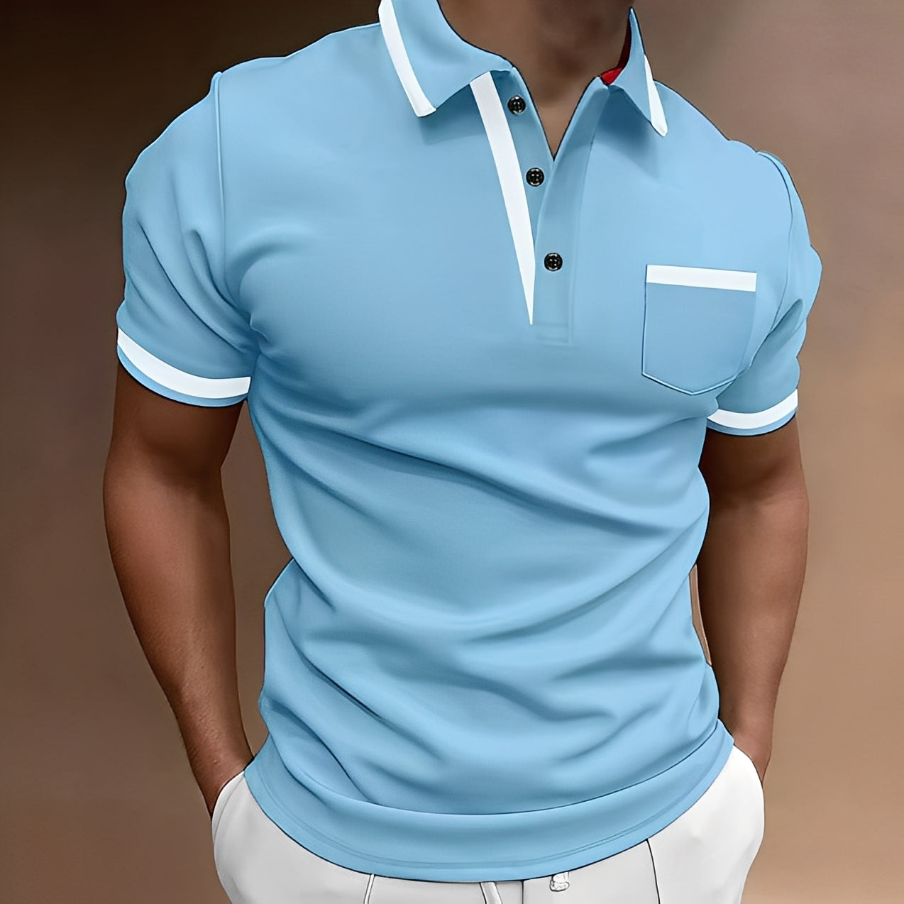 Alijah - Schickes, schmales Herren-Poloshirt