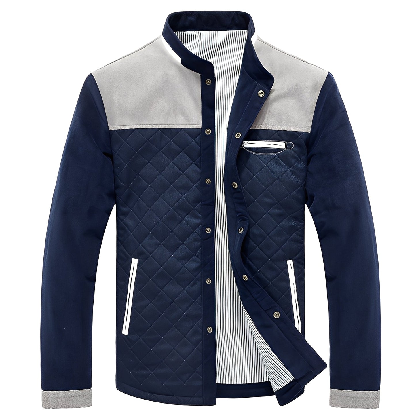 Duncan - Herrenjacke im aktuellen Patchwork-Look