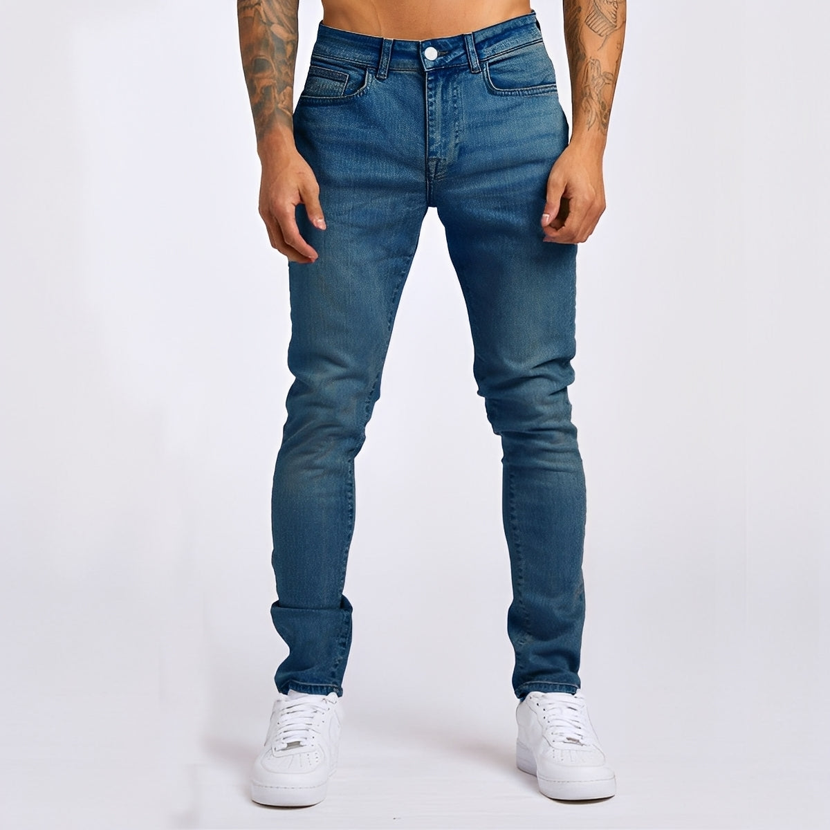 Radovan - Bequeme schmale Stretch-Jeans für Herren