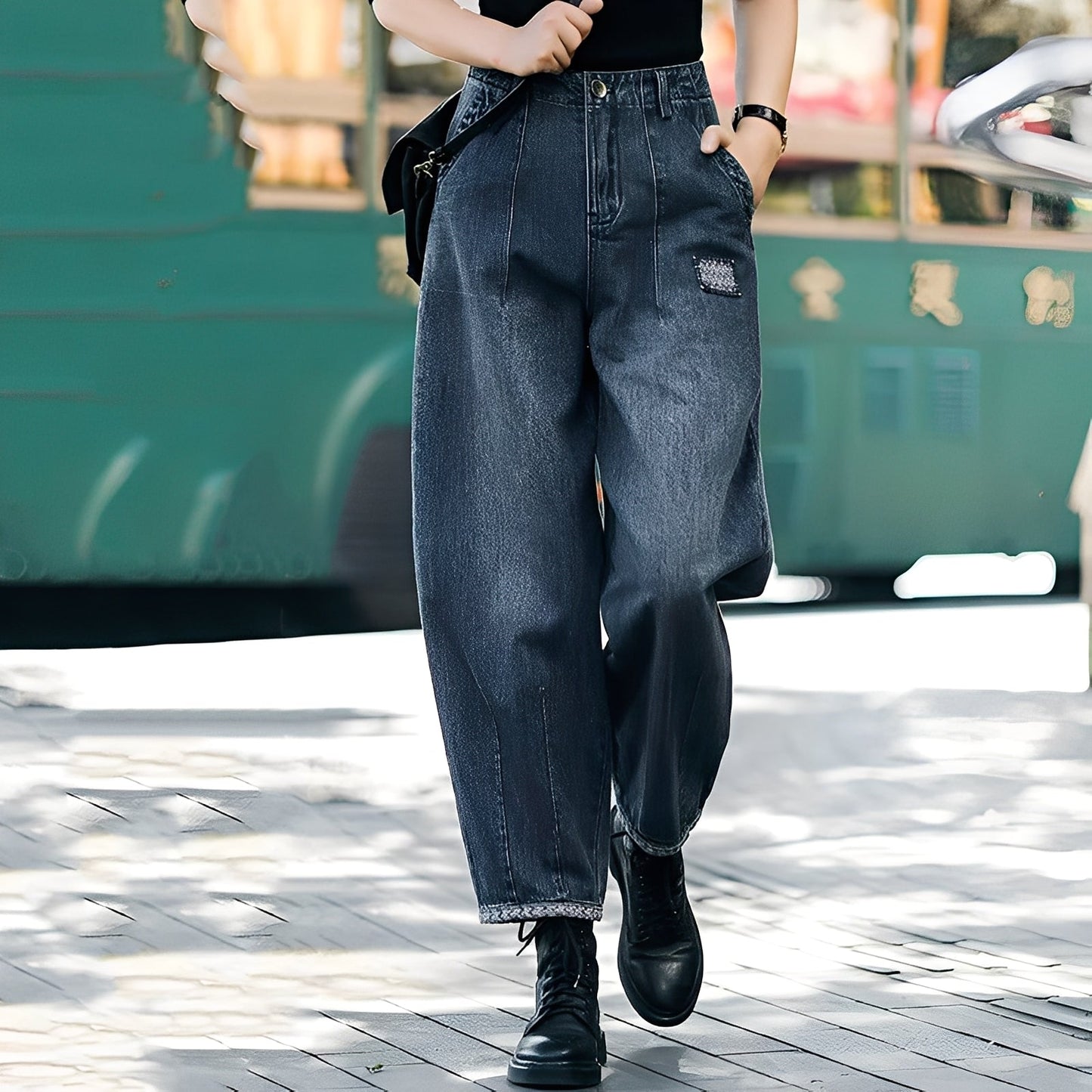 Shirlee - Stylische Damenjeans mit hohem Bund