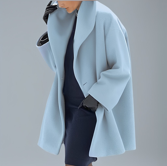 Natalia - Zeitgemäße, locker sitzende Wolljacke für Frauen