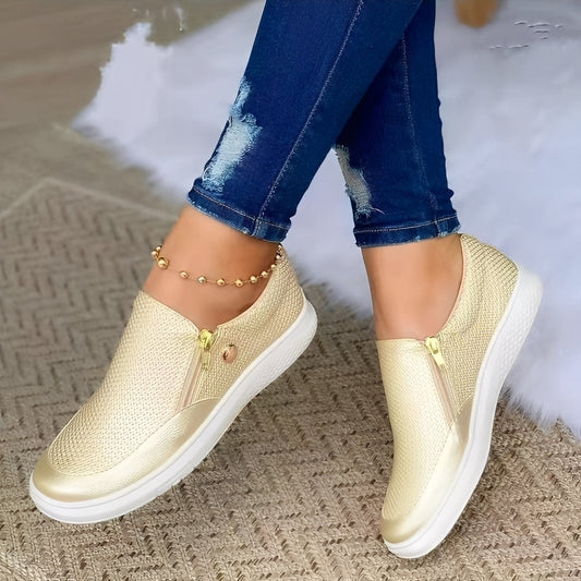 Aimee - Moderne Damenschuhe mit Reißverschluss