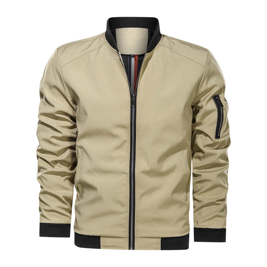 Rufus - Komfortable Herren-Bomberjacke mit Zipper