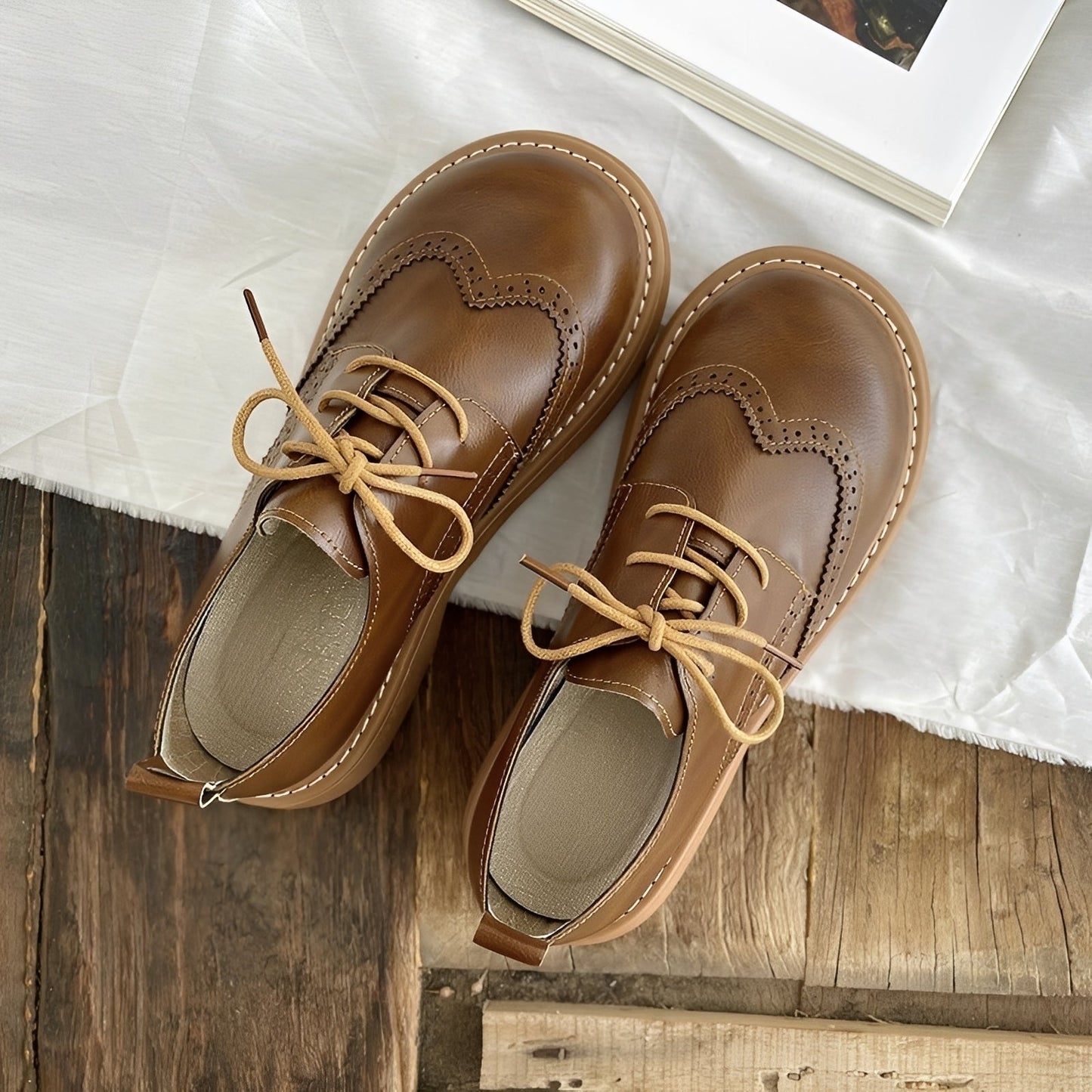 Vanessa - Traditionelle Damen-Oxford-Lederschuhe