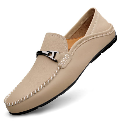 Ronald - Elegante und legere Herren-Leder-Slipper