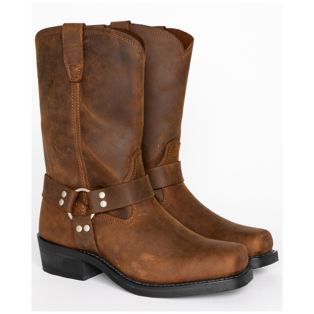 Crofton - Komfortable Herren-Leder-Cowboystiefel