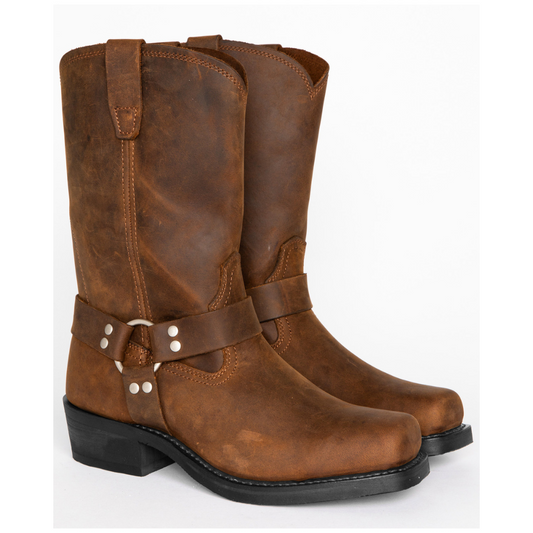 Crofton - Komfortable Herren-Leder-Cowboystiefel