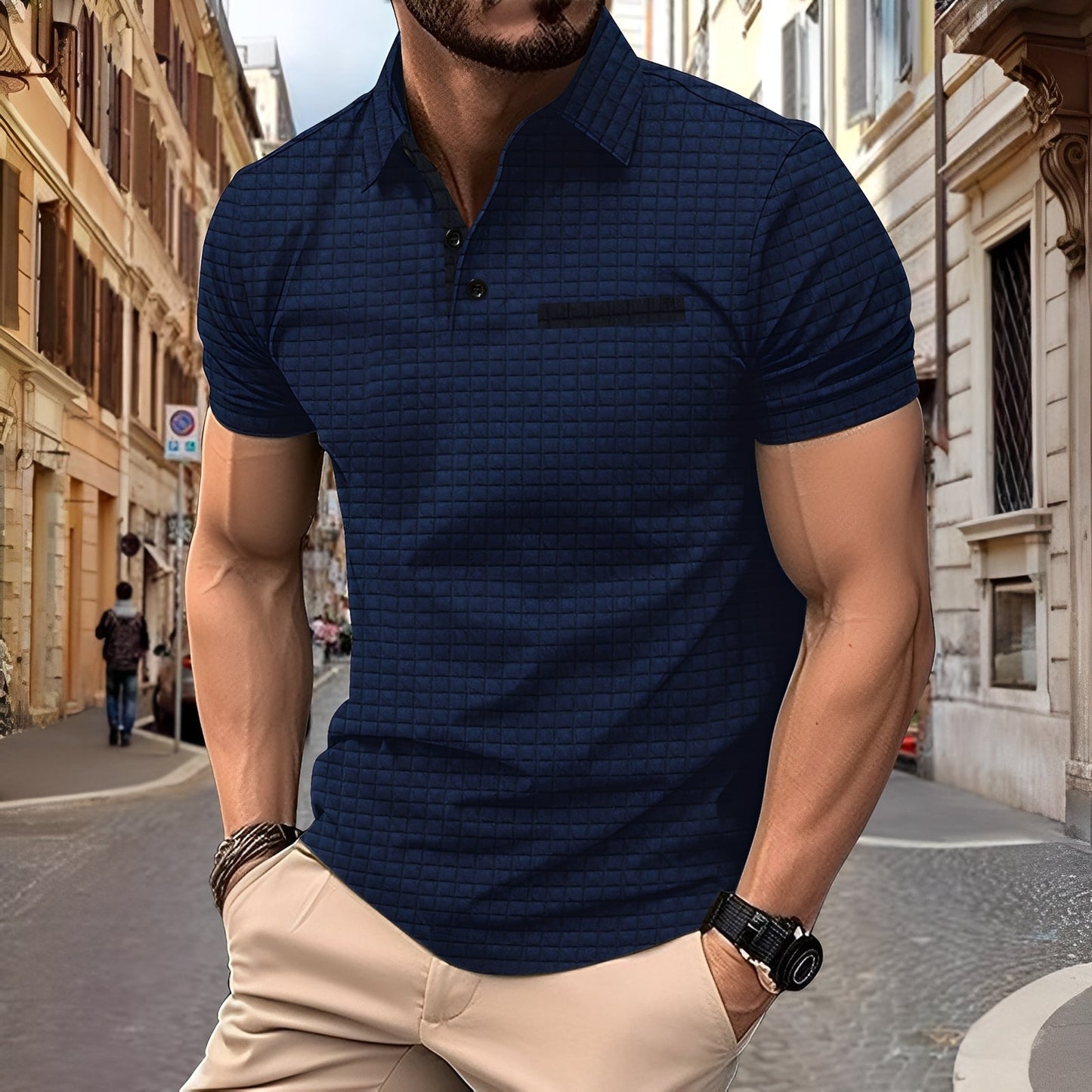 Benson - Schmal geschnittenes Herren-Poloshirt