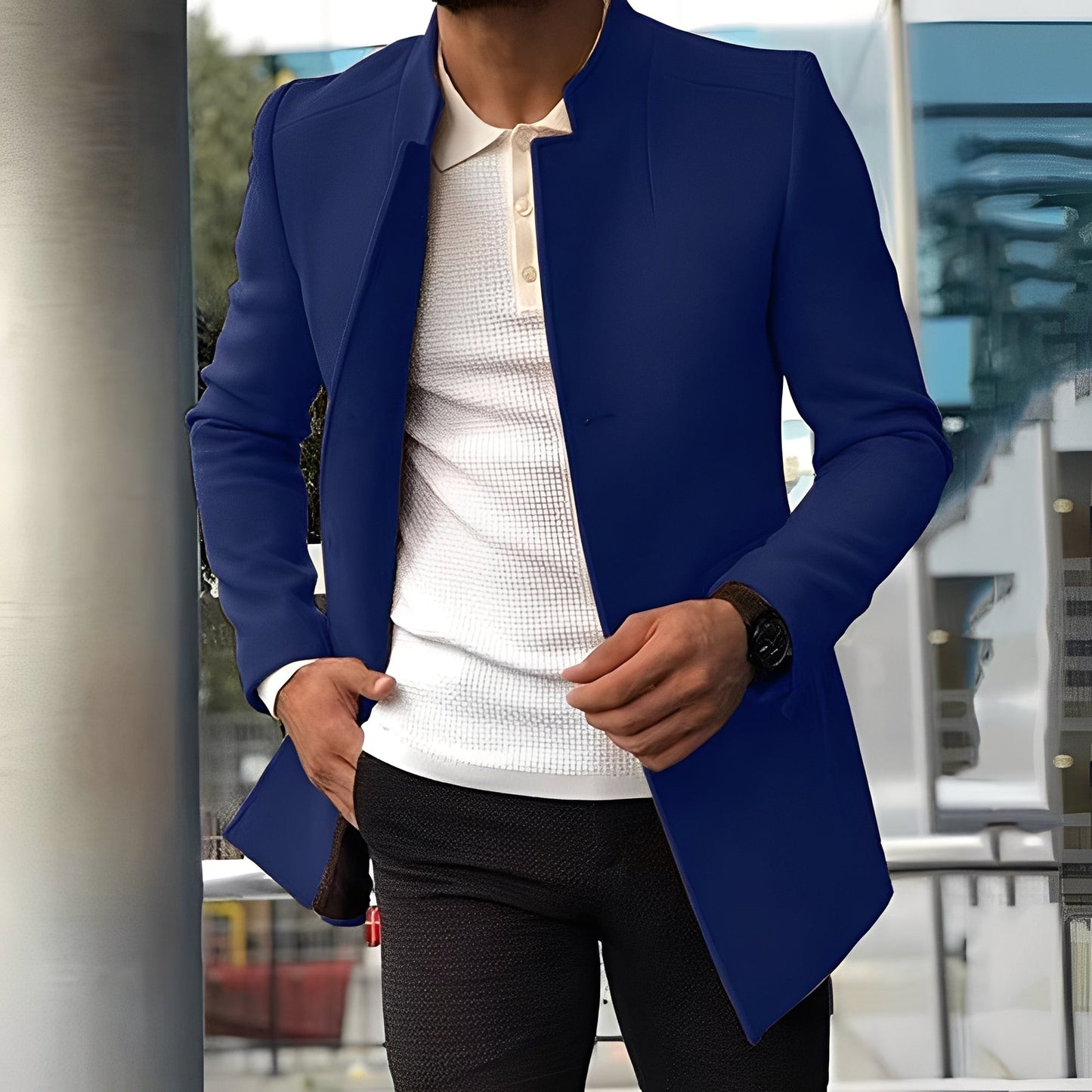 Joshua - Stilvolle eng geschnittene Jacke für Herren