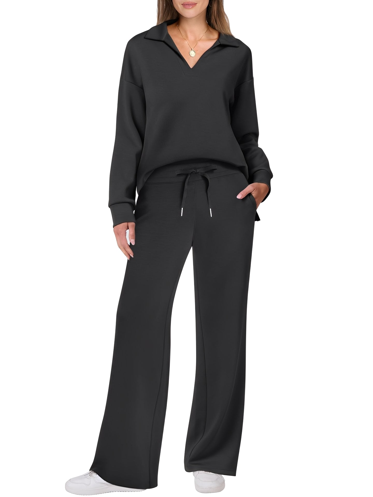 Justina - Komfortables Damen-Set mit Pullover und Hose