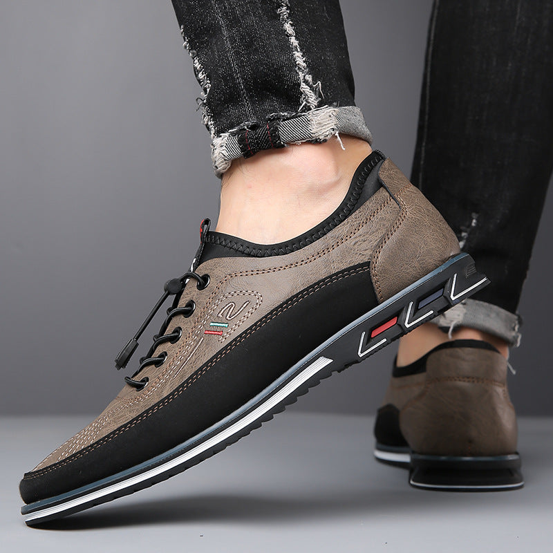 Aaron - Bequeme rutschfeste Lederschuhe für Männer