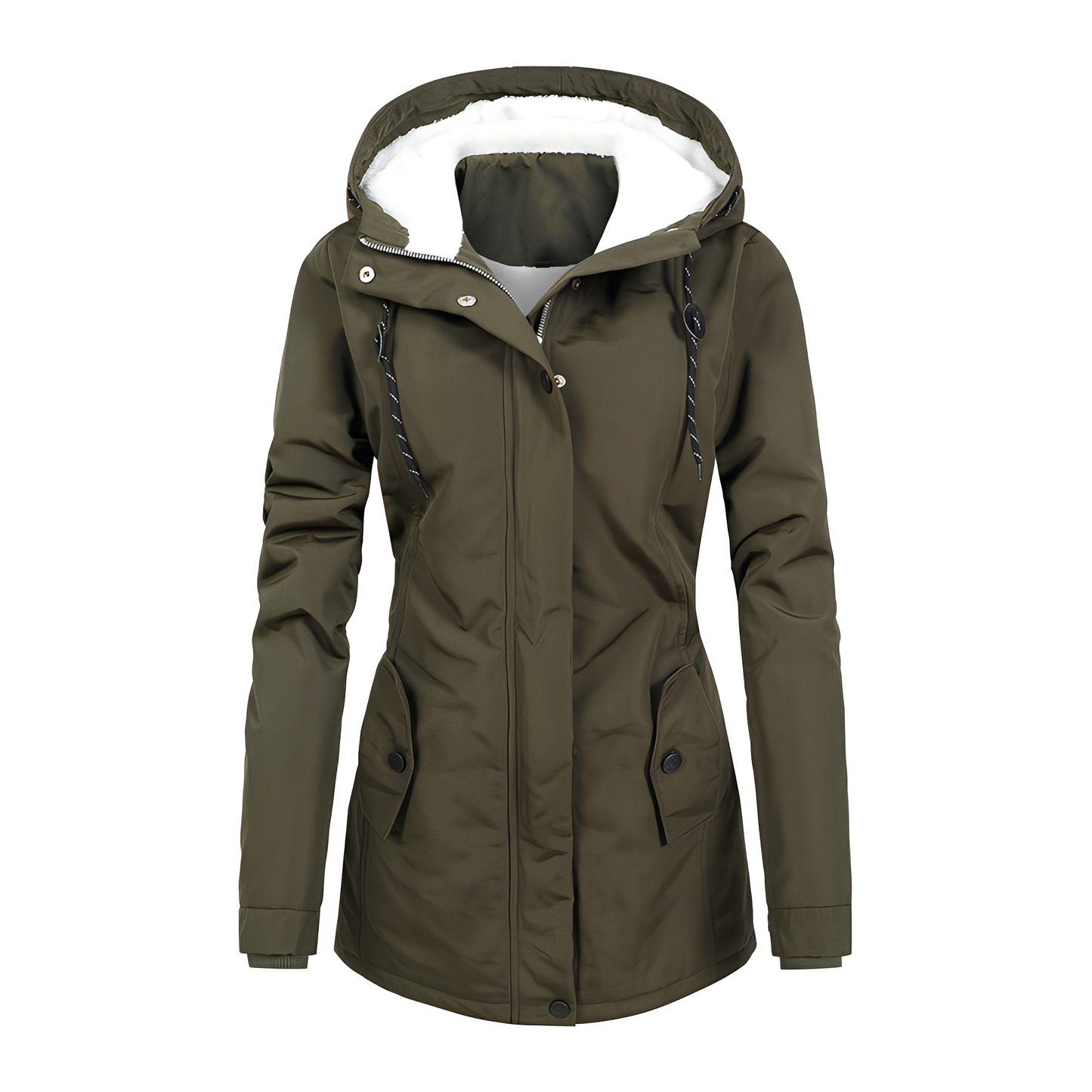 Hilary - Elegante Damen-Winterjacke mit Kapuze