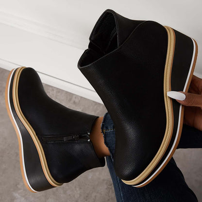 Danielle – Stylische Plateaustiefel