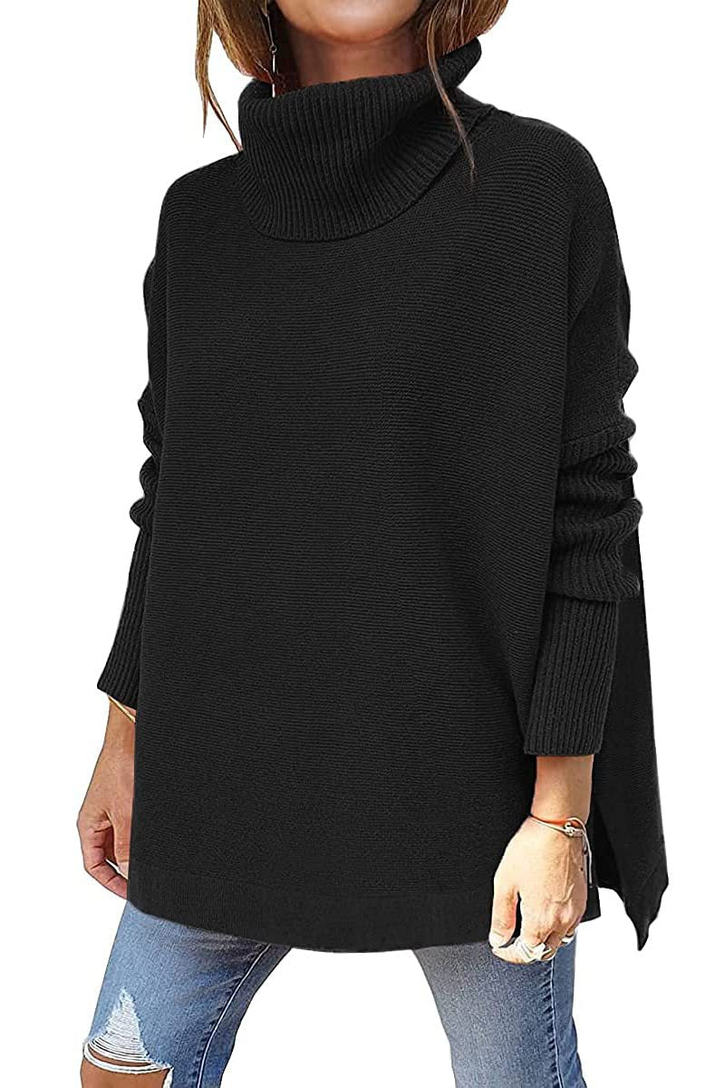 Macey - Damen-Wollpullover mit hohem Kragen für extra Wärme