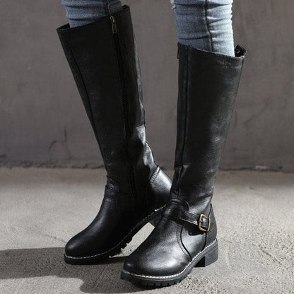 Marly - Bequeme Damenboots mit Zier-Schnalle