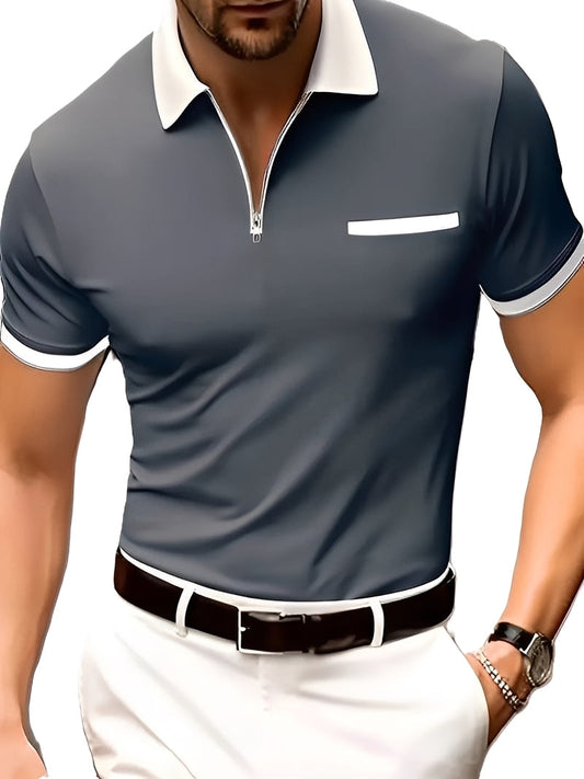 Winton - Herren-Zipper-Freizeithemd