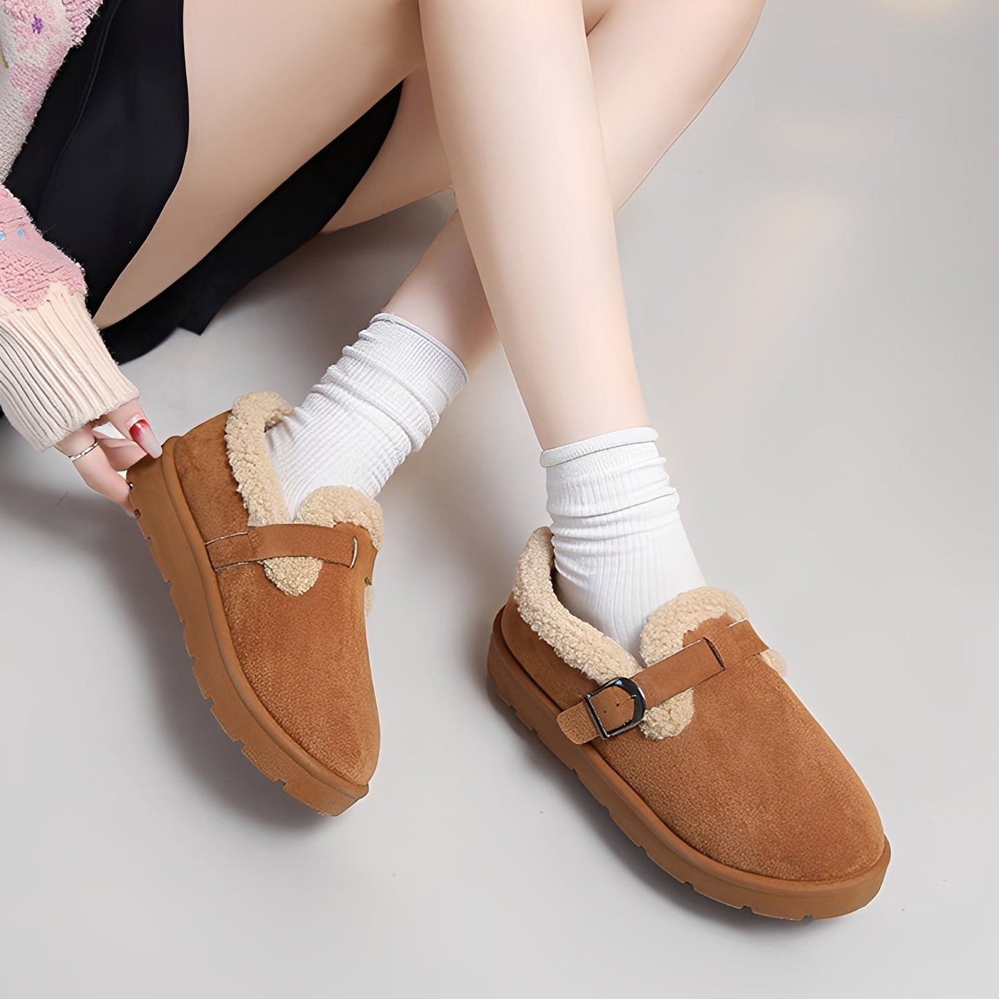 Jenee - Damenstiefeletten für kalte Tage mit rutschfester Sohle