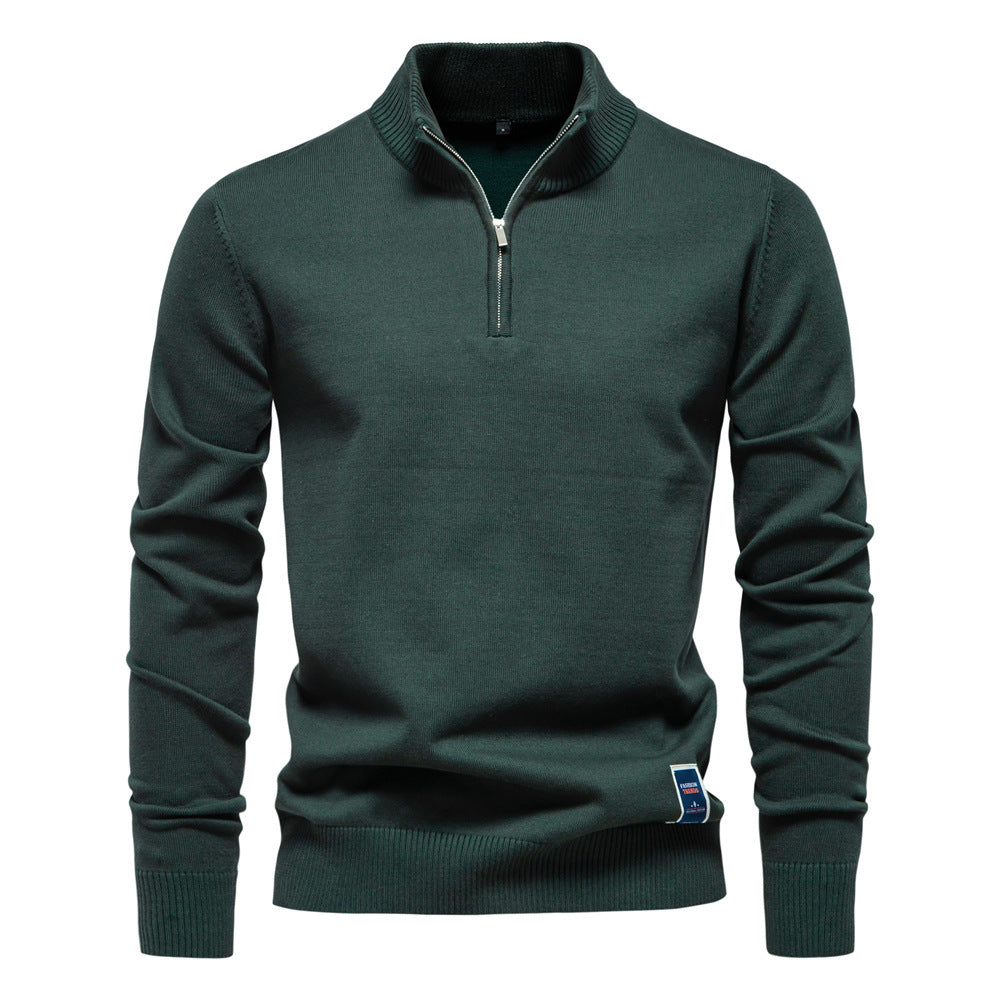 Caelum - Bequemer Slim-Fit-Strickpullover für Herren