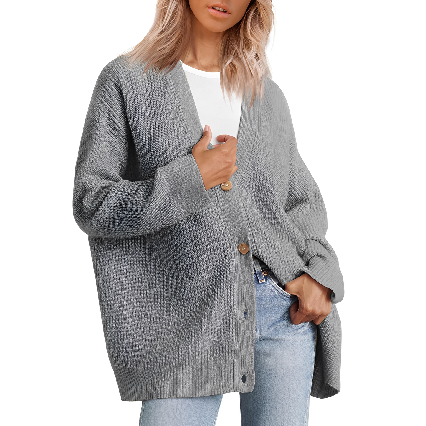 Christal - Lockerer Oversize-Cardigan für Damen