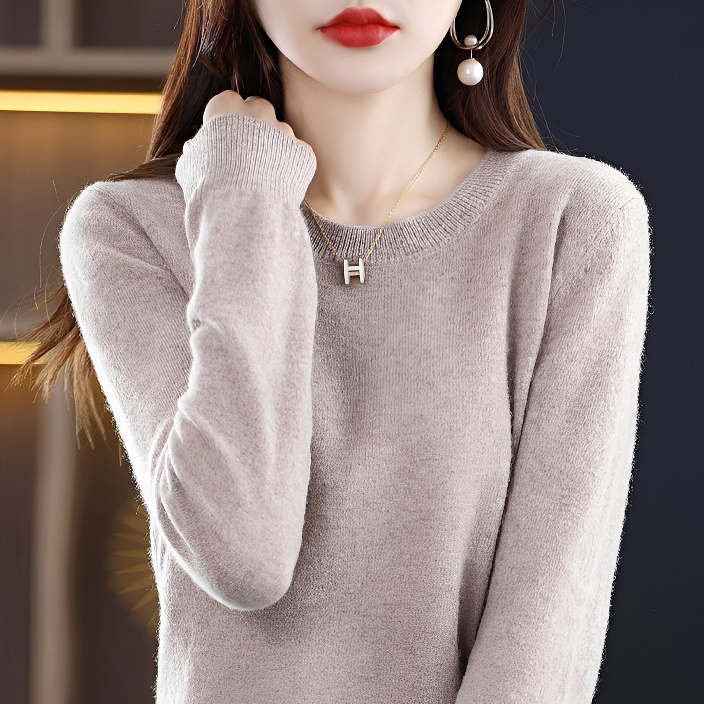 Julia - Schicker, figurbetonter Damen-Wollpullover
