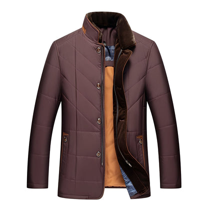 Rodney – Modische, warme Männerjacke mit Knöpfen