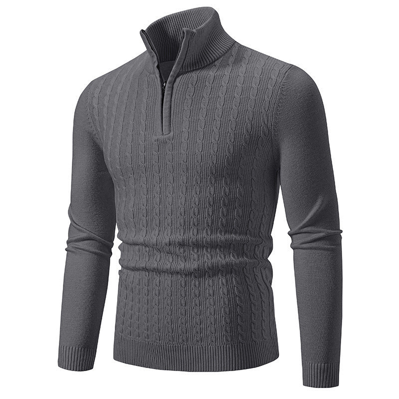 Derryl - Eleganter Herrenpullover mit Zopfmuster
