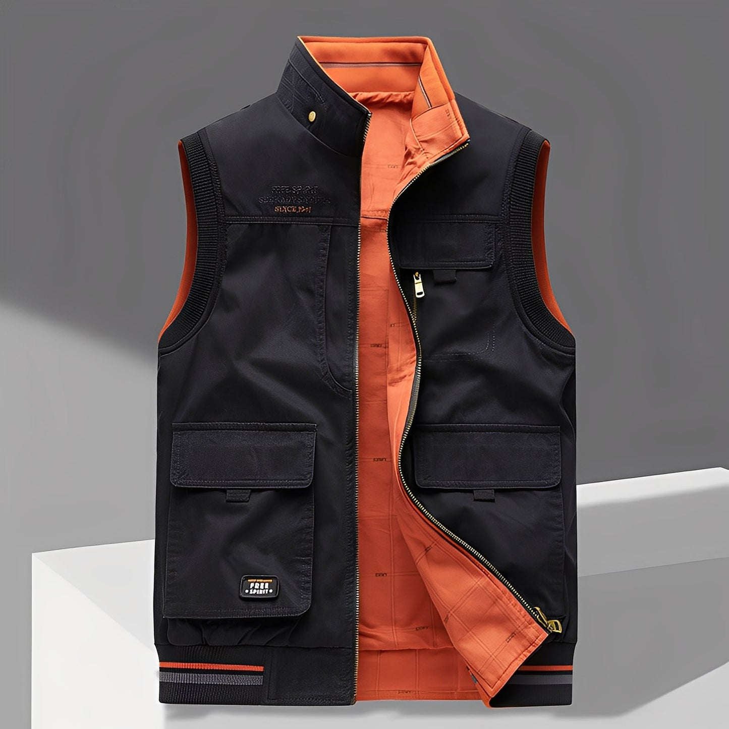 Géraud - Stilvolle Herrenweste mit vielen Taschen