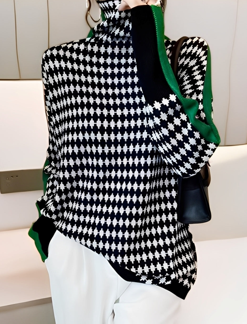 Bryony - Modischer Damenpullover mit Rollkragen