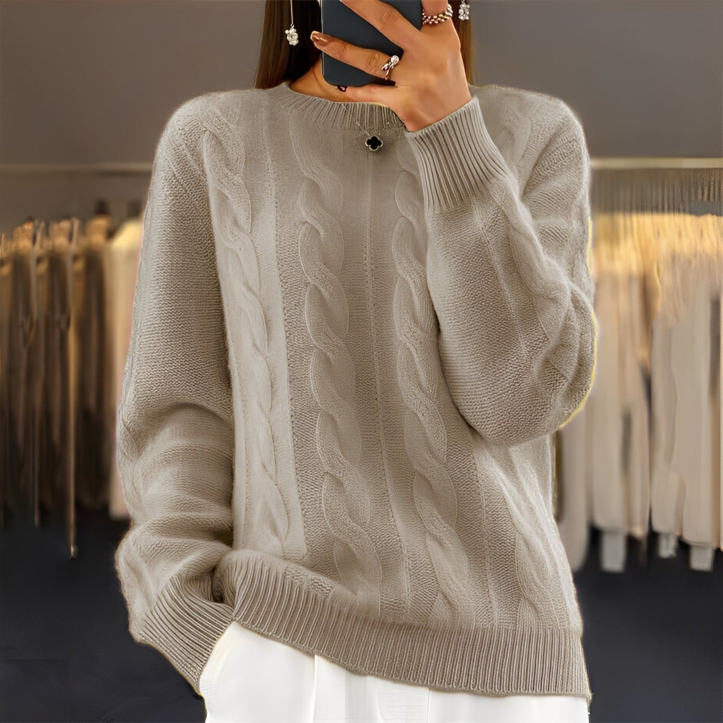 Leanne - Edler Damenpullover für alle Zeiten