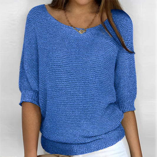 Leonie – Elegantes Halfter-Pullover-Shirt