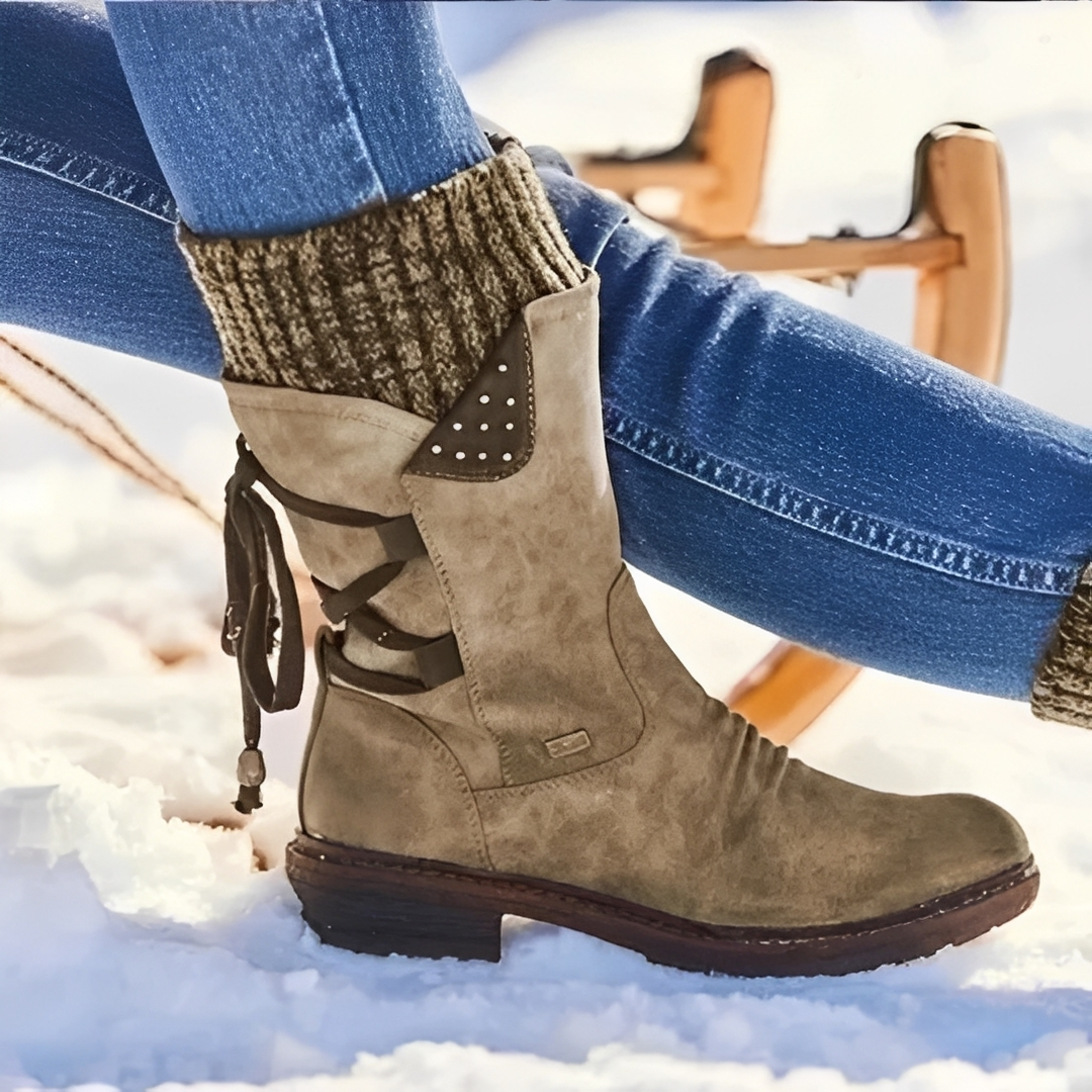 Alisonya - Wasserdichte Damen-Winterstiefel