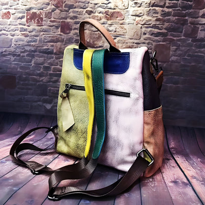 Alayna - Klassischer Damenlederrucksack